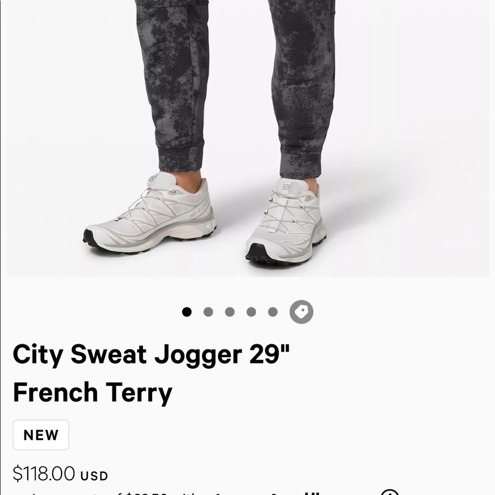 NWT lululemon men’s joggers (S)
